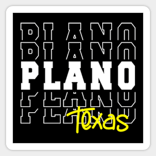 Plano city Texas Plano TX Sticker